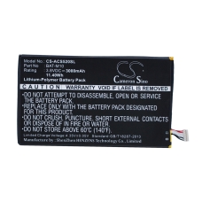 Compatible battery replacement for Acer 1CP415793L1 1S1P,BAT-M10,BAT-M10(1ICP5/58/94),KT.0010S.007