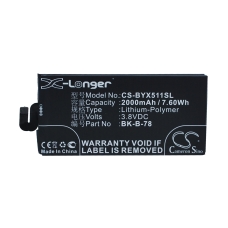 Compatible battery replacement for BBK B-78,BK-B-78