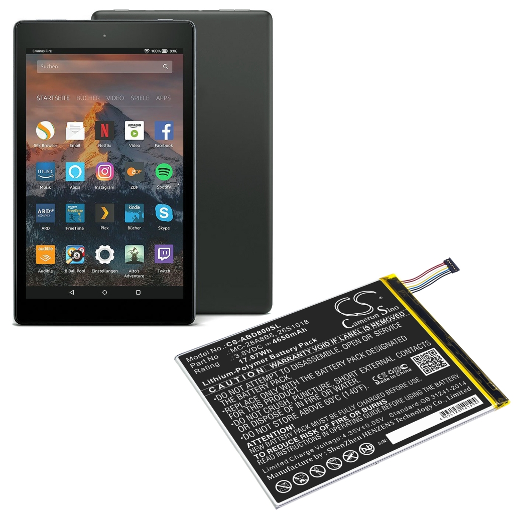 Baterie do tabletů Amazon CS-ABD800SL