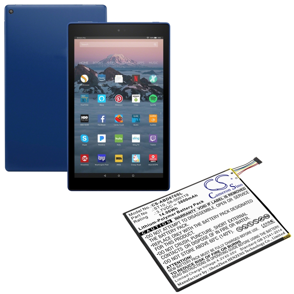 Baterie do tabletů Amazon Kindle Fire HD 10.1