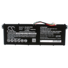 Kompatibilní náhrada baterie za Gateway AC14B13J,AC14B18J,AC14B18J(3ICP5/57/80),KT.0040G.004,KT0030G.004