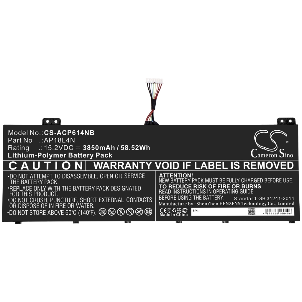 Baterie do notebooků Acer CS-ACP614NB