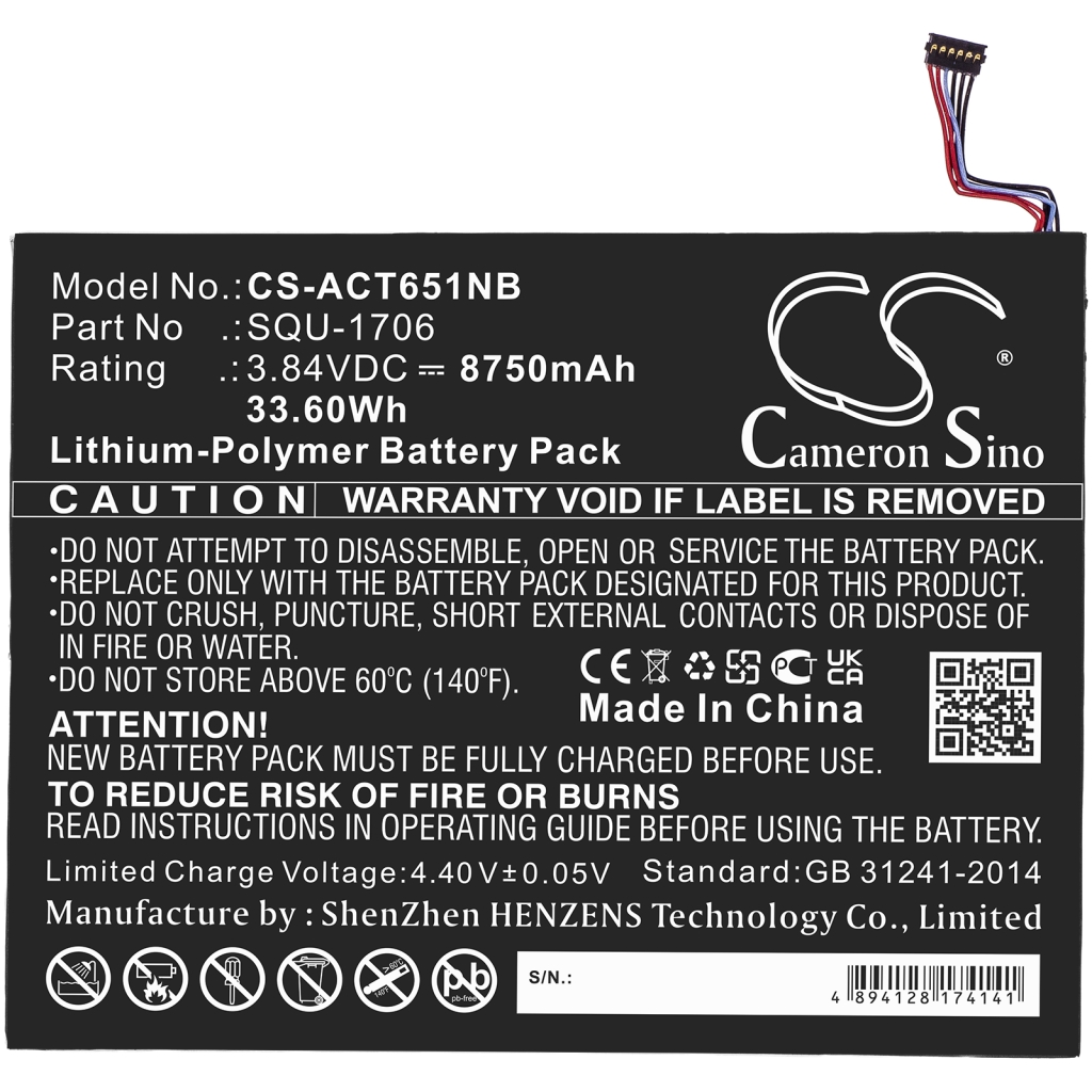 Baterie do tabletů Acer CS-ACT651NB