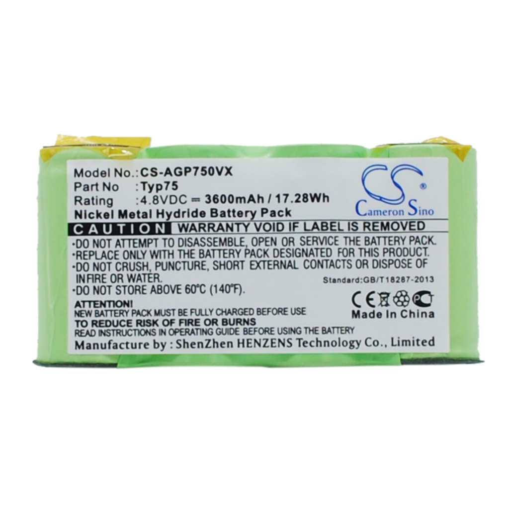 Baterie do vysavačů AEG CS-AGP750VX