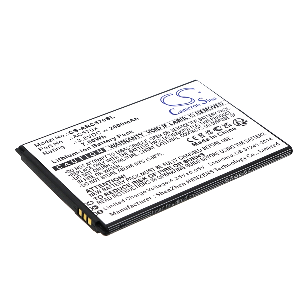 Baterie do mobilů Archos CS-ARC570SL