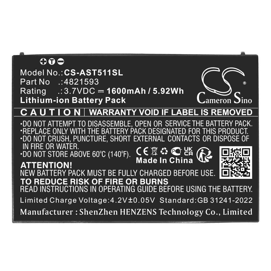 Baterie do zabezpečení domácnosti Assa abloy CS-AST511SL