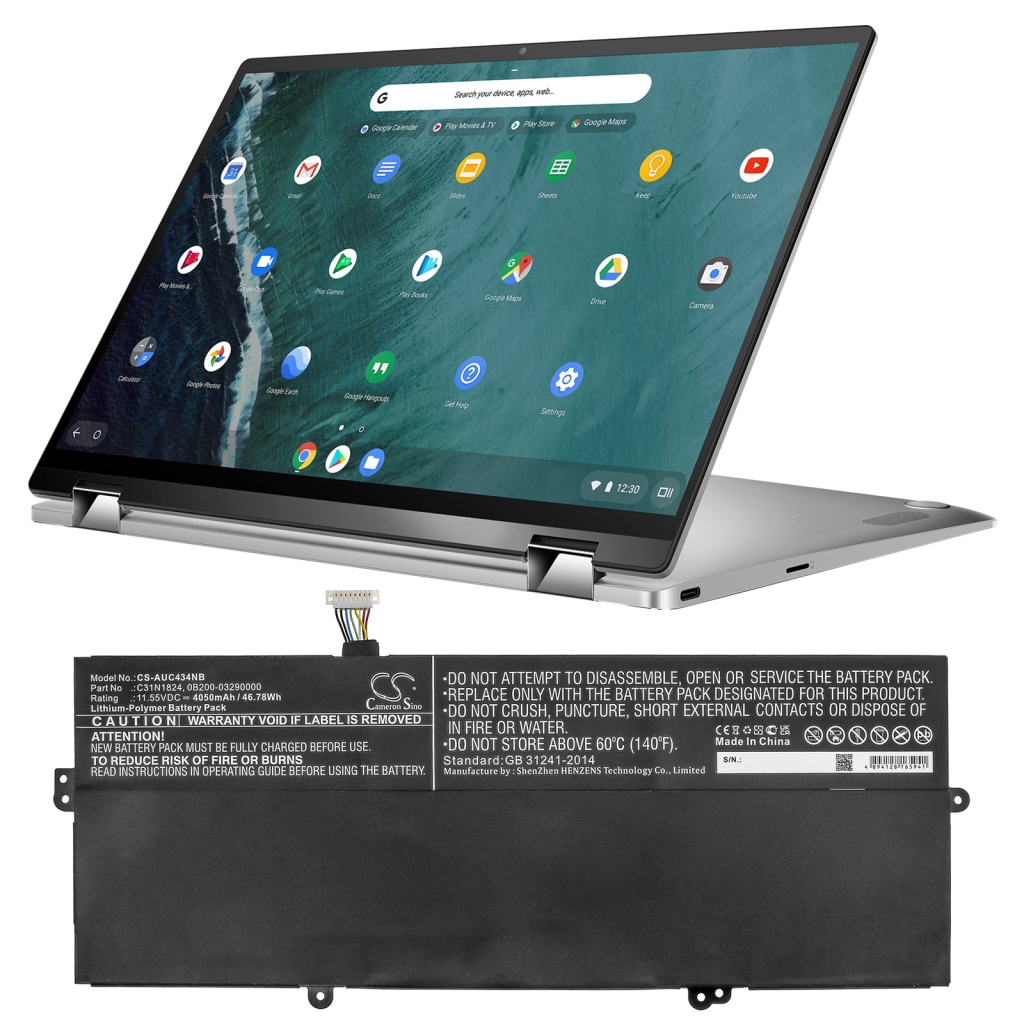Baterie do notebooků Asus Chromebook Flip C434TA