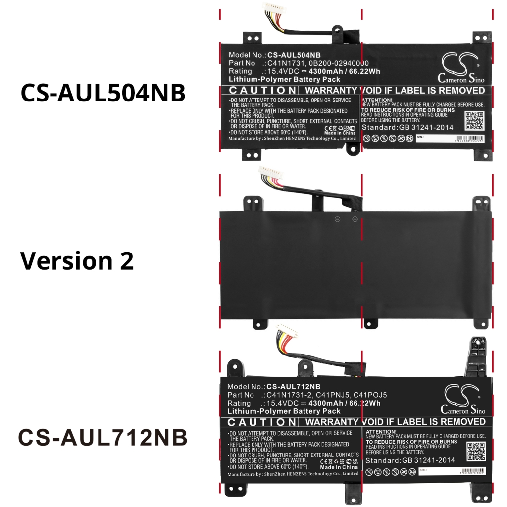 Baterie do notebooků Asus ROG Strix Scar II GL704GW