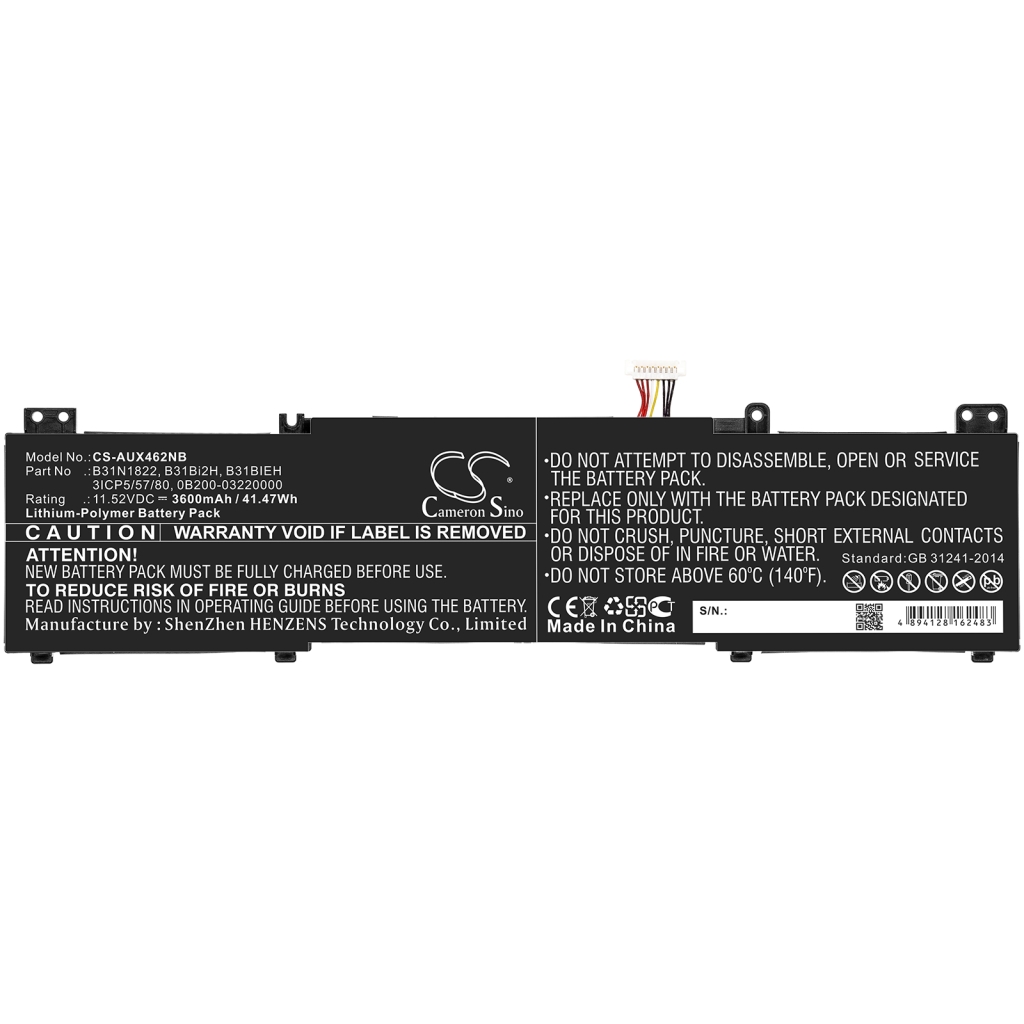 Baterie Nahrazuje B31Bi2H