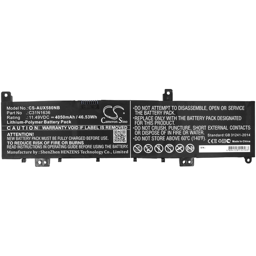 Baterie do notebooků Asus N580GD