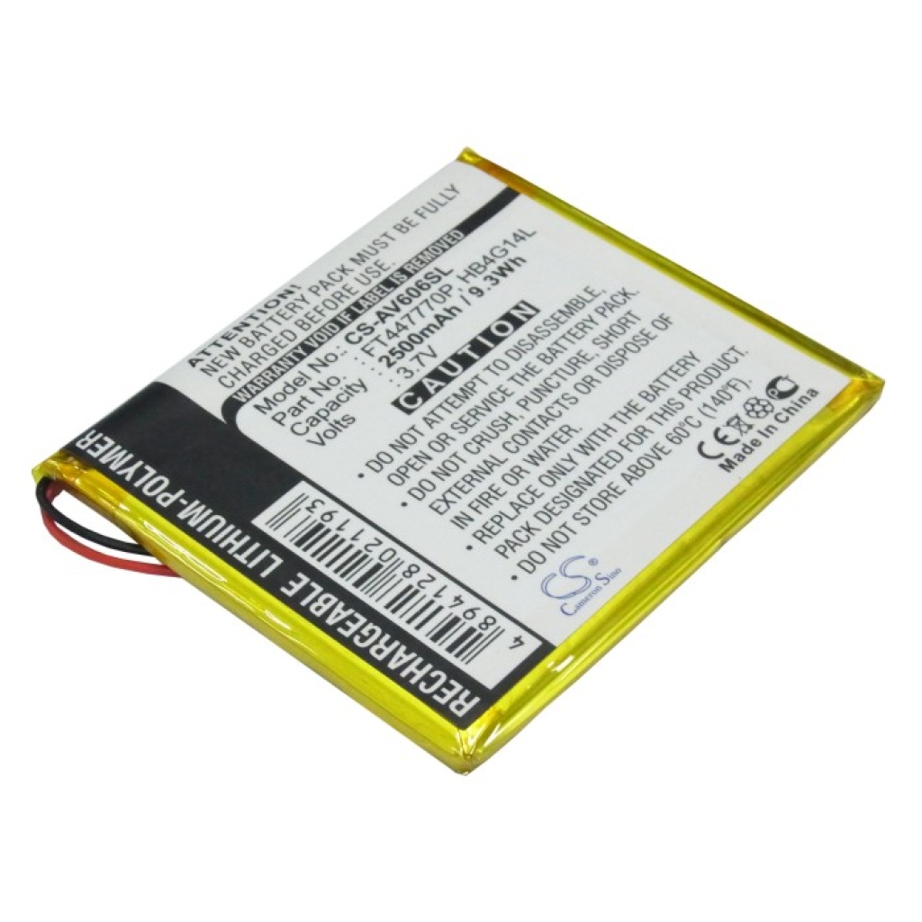 Baterie do MP3 přehrávačů Archos AV605 120GB