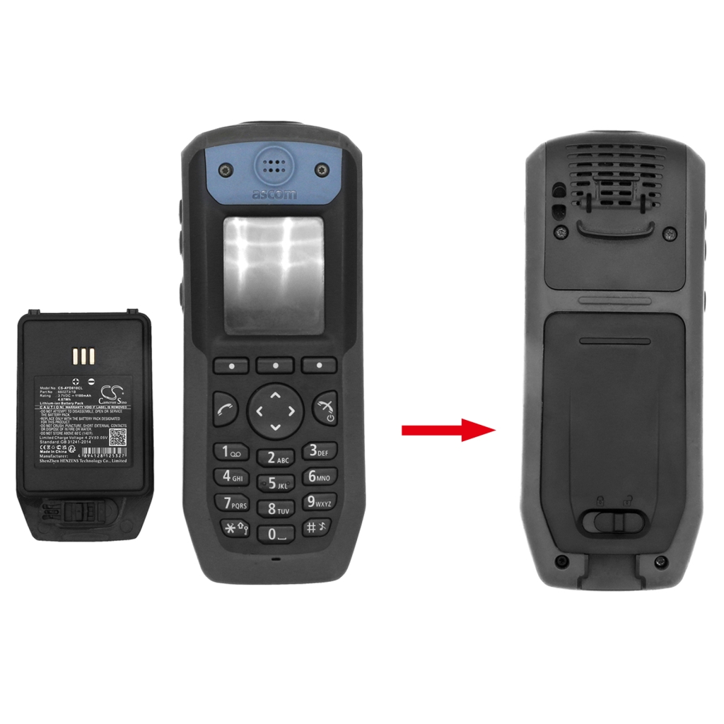 Avaya DeTewe Baterie do bezdrátových telefonů Innovaphone CS-AYD810CL