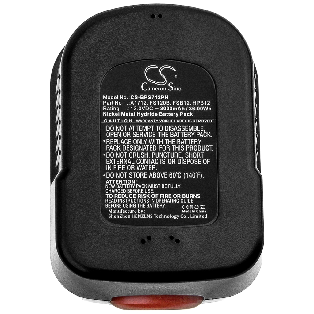 Baterie kompatibilní s Firestorm FSL18 FSL18 Flash Light CS-BPS712PH