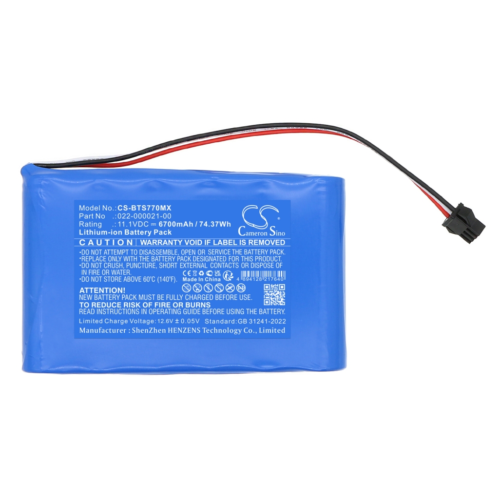 Baterie do zdravotnických zařízení Bistos BT740 pulse oximeter