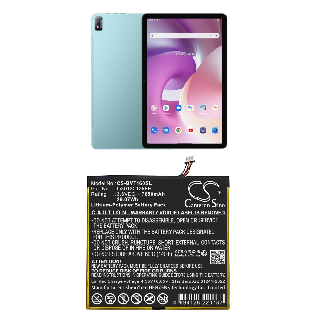 Baterie do tabletů Blackview CS-BVT160SL