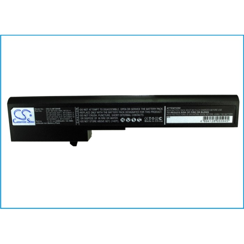 Baterie do notebooků CLEVO M72X