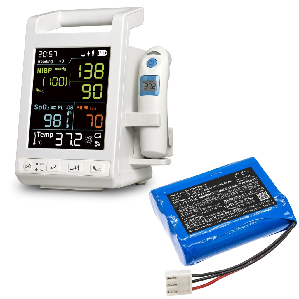 Baterie do zdravotnických zařízení Comen ECG CM300