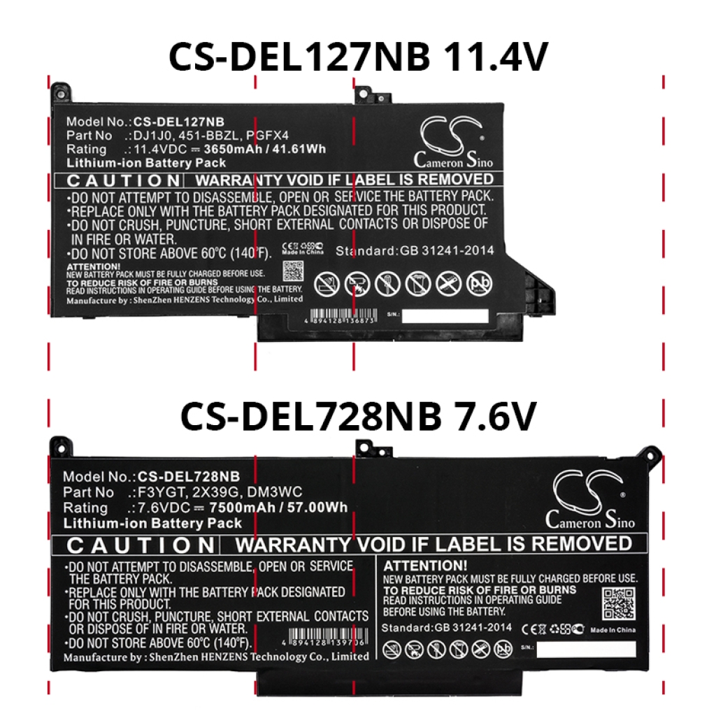 Baterie do notebooků DELL Latitude 12 7280
