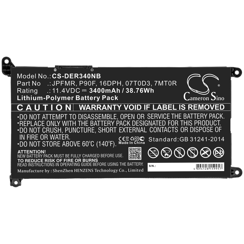 Baterie do notebooků DELL Inspiron 15 3583