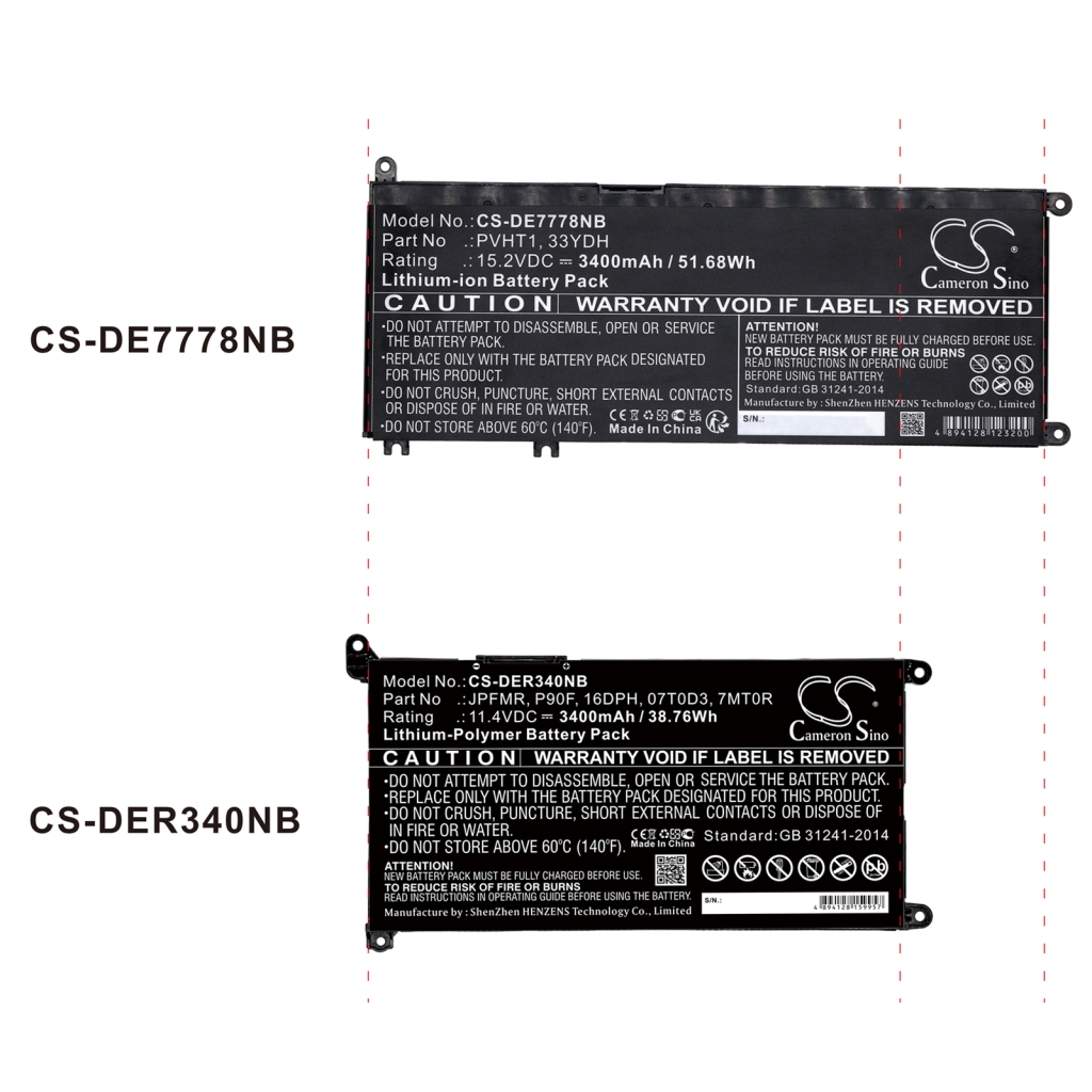Baterie do notebooků DELL Inspiron 15 3583