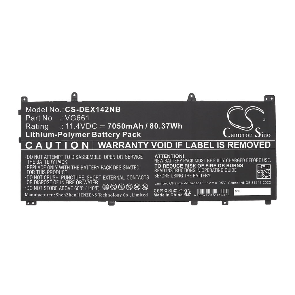 Baterie do notebooků DELL Alienware X14 R1