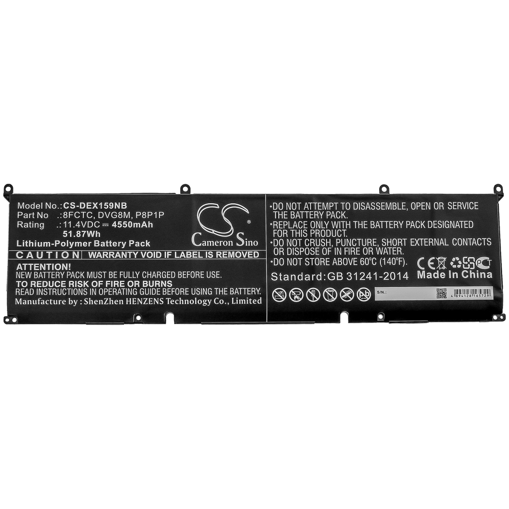 Baterie do notebooků DELL XPS 15 9500