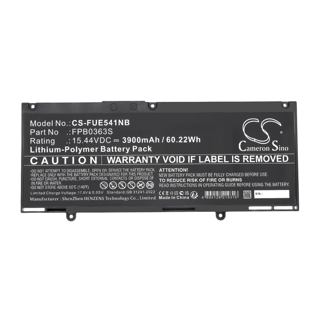 Baterie do notebooků Fujitsu CS-FUE541NB