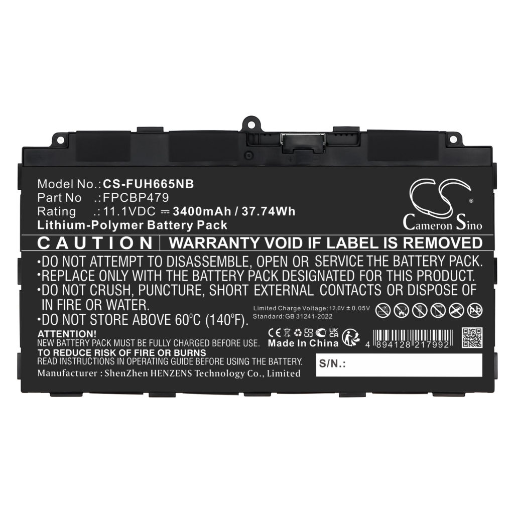 Baterie Nahrazuje FPCBP479