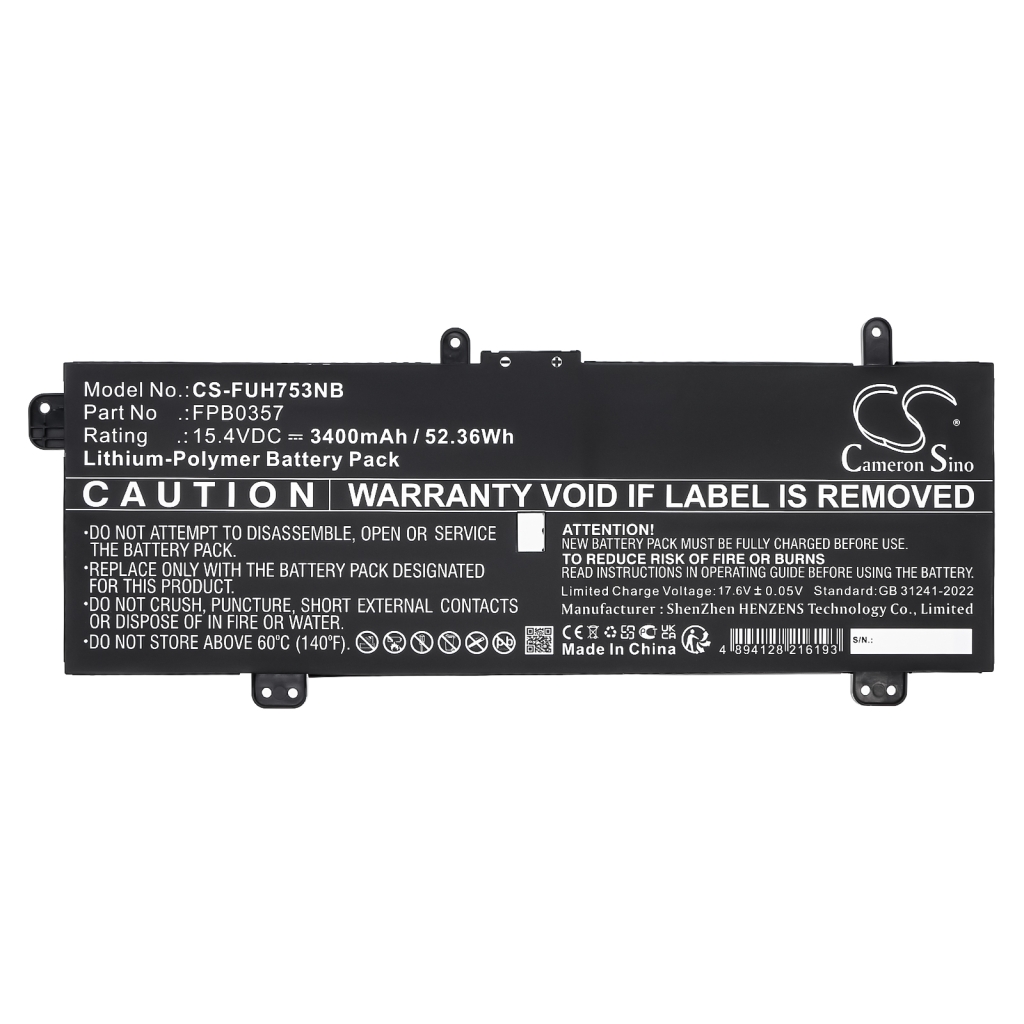 Baterie do tabletů Fujitsu CS-FUH753NB