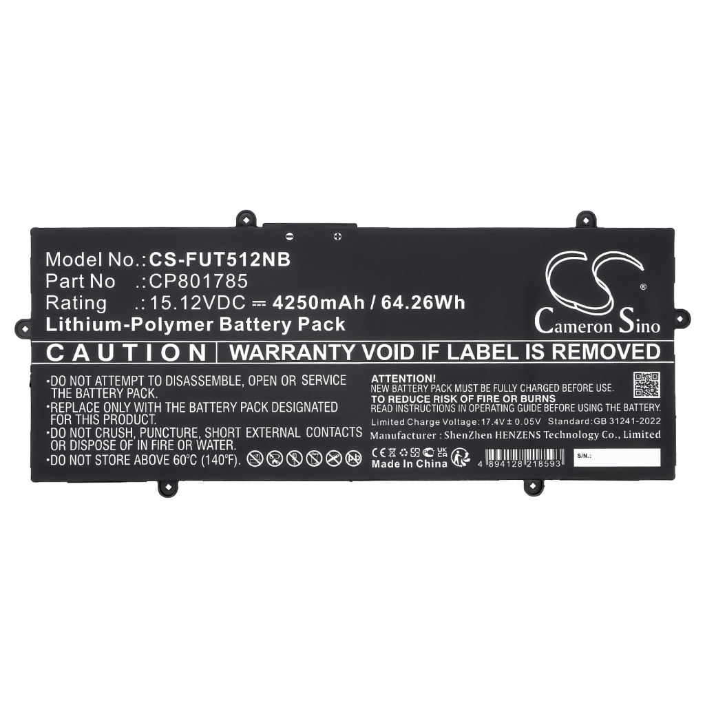 Baterie do notebooků Fujitsu CS-FUT512NB