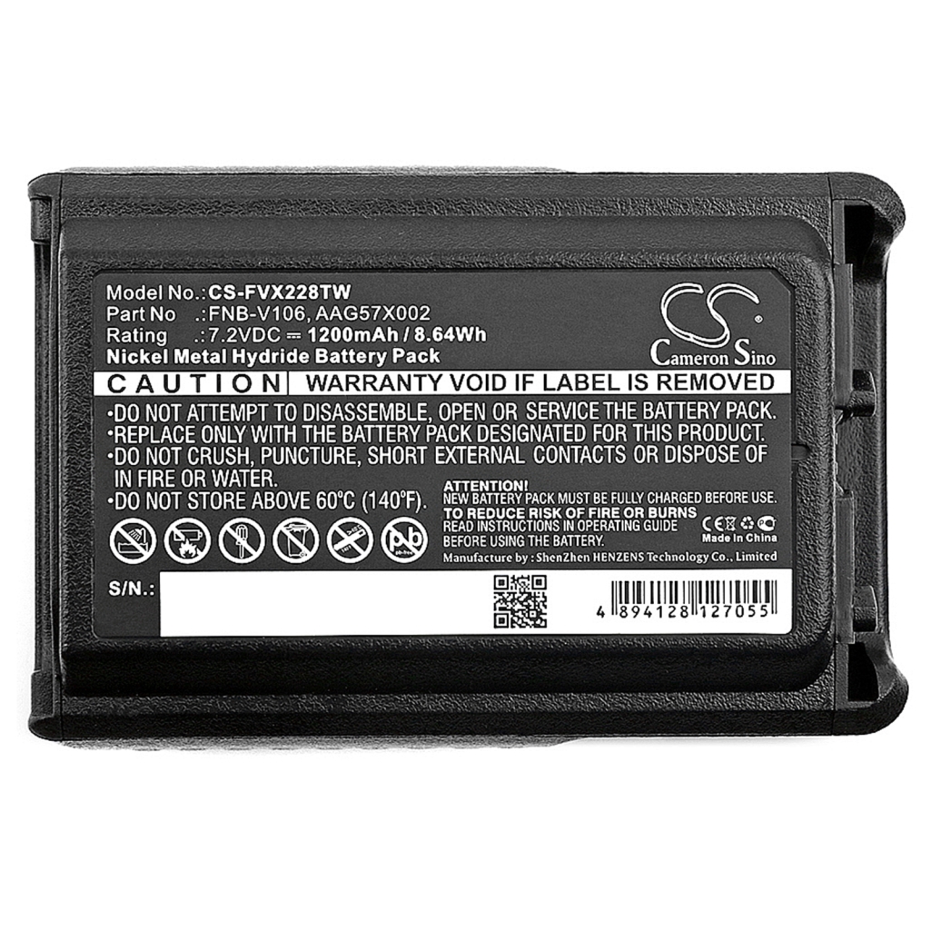 YAESU Bearcom Vertex standard CS-FVX228TW