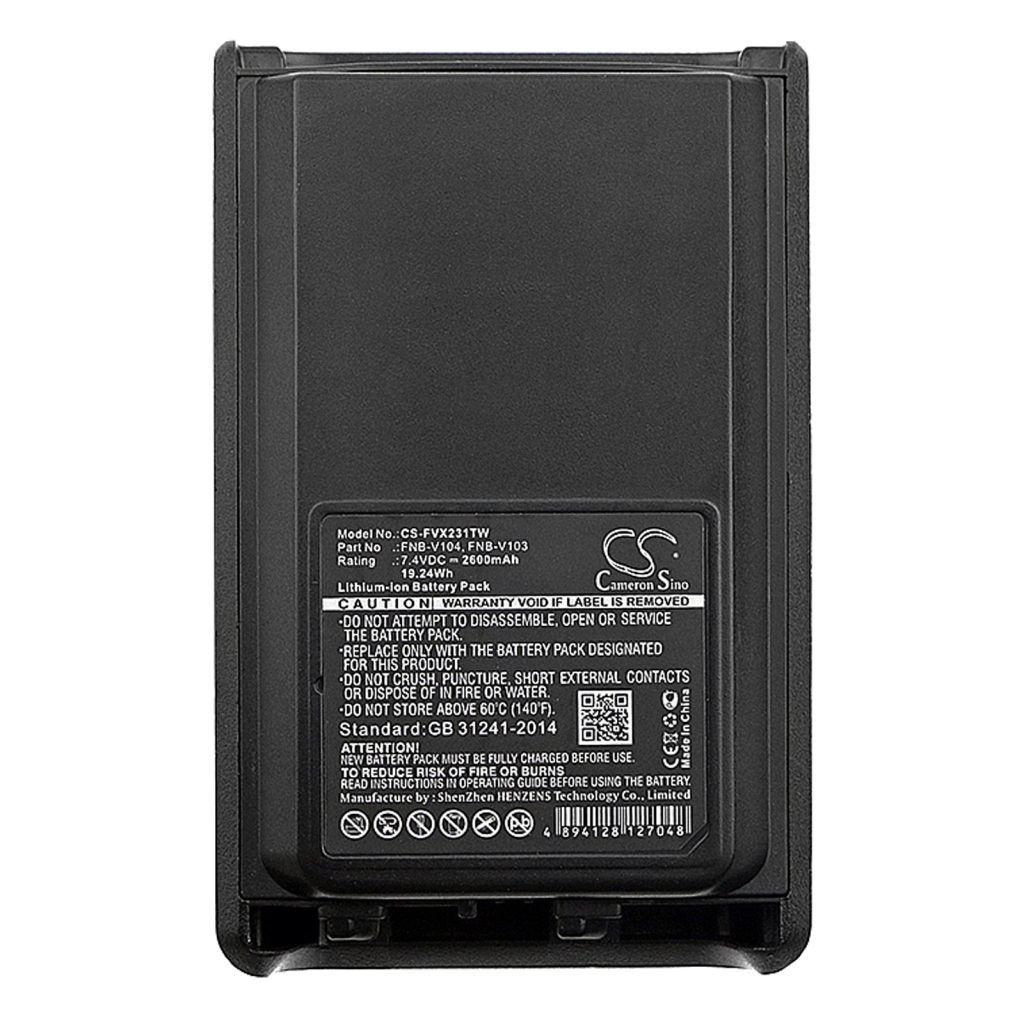 Baterie do vysílaček YAESU VX231L