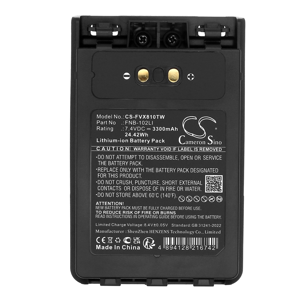 Baterie do vysílaček YAESU CS-FVX810TW