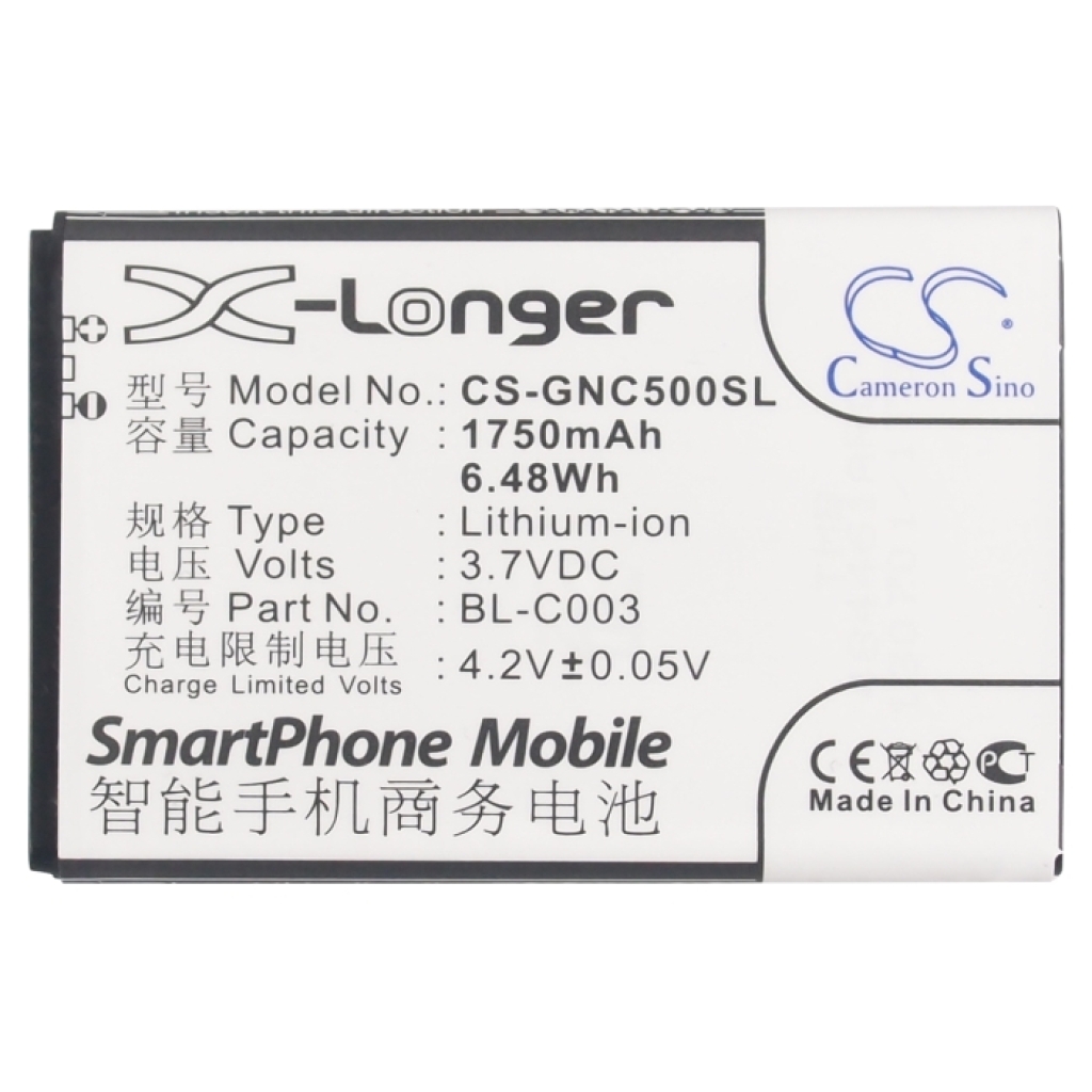 Baterie do mobilů GIONEE C500