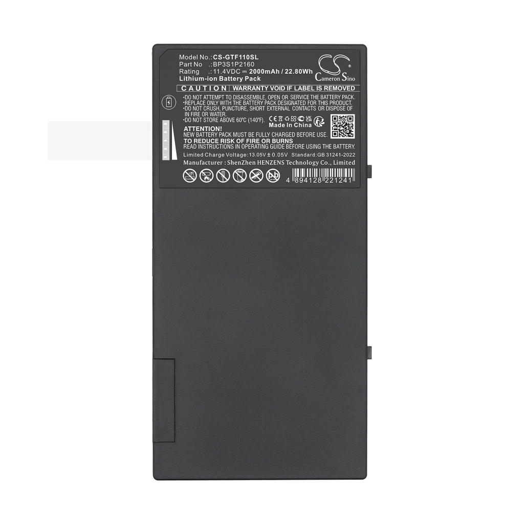 Baterie do tabletů Getac CS-GTF110SL