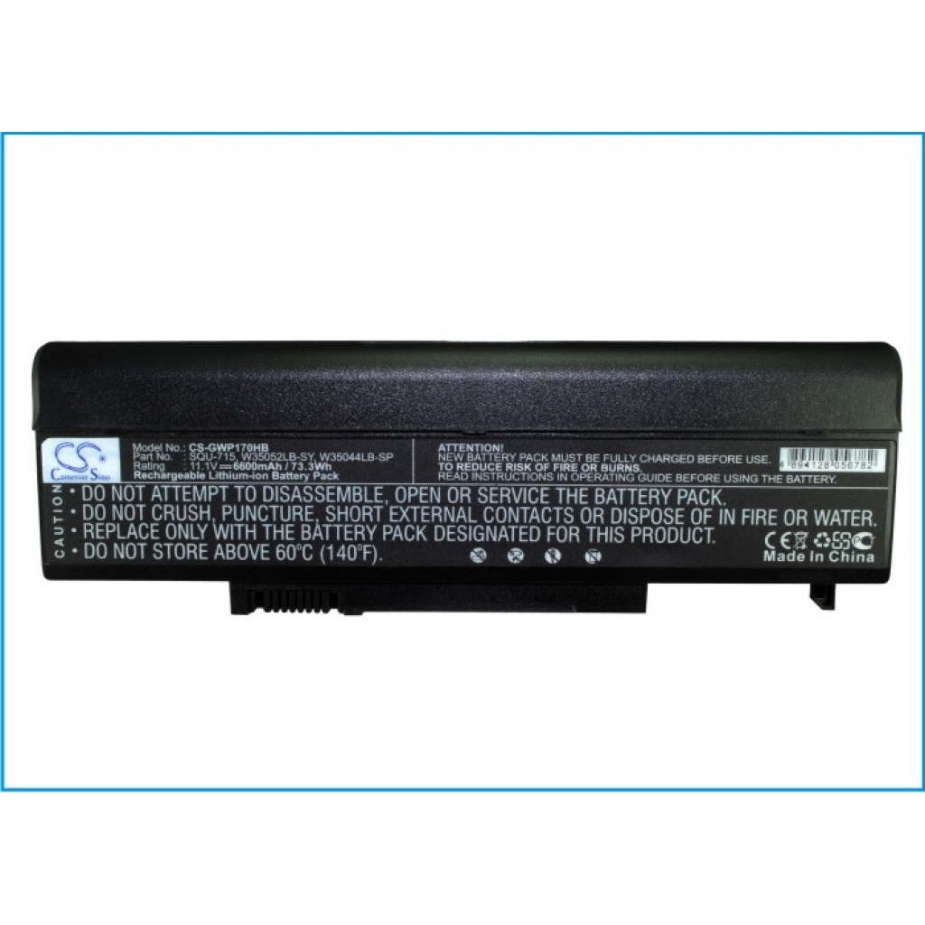 Baterie do notebooků Gateway T6821c