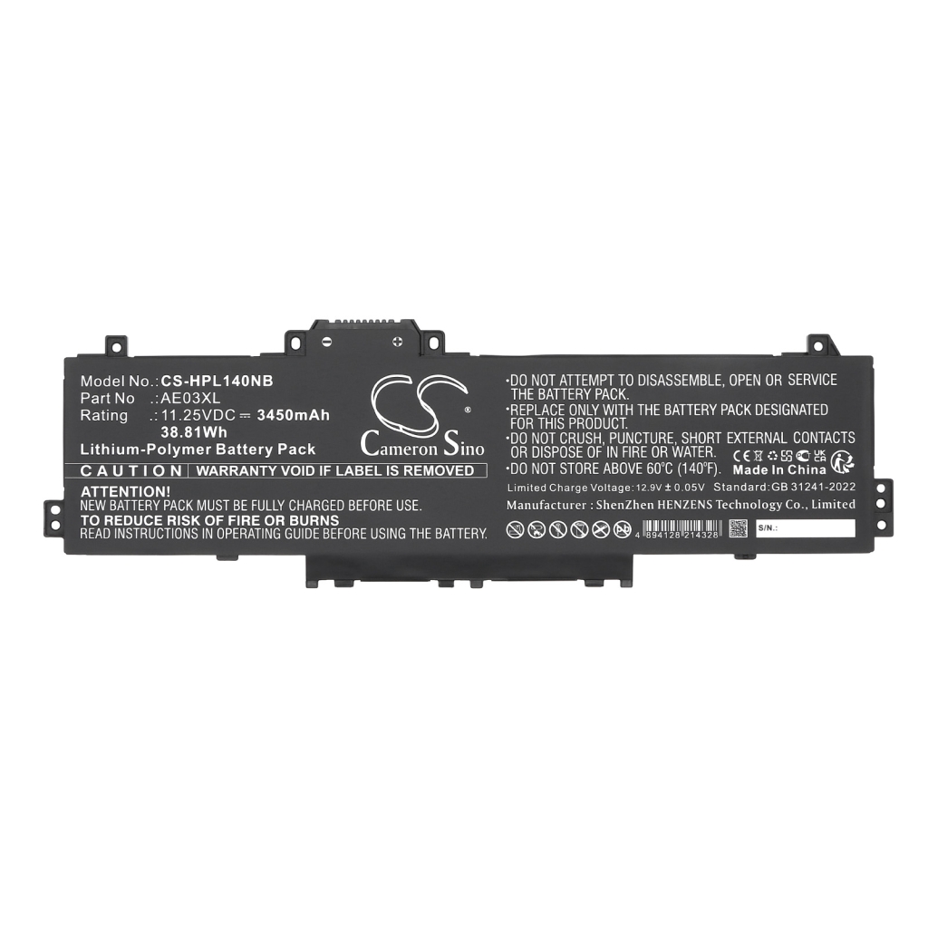Baterie do notebooků HP CS-HPL140NB