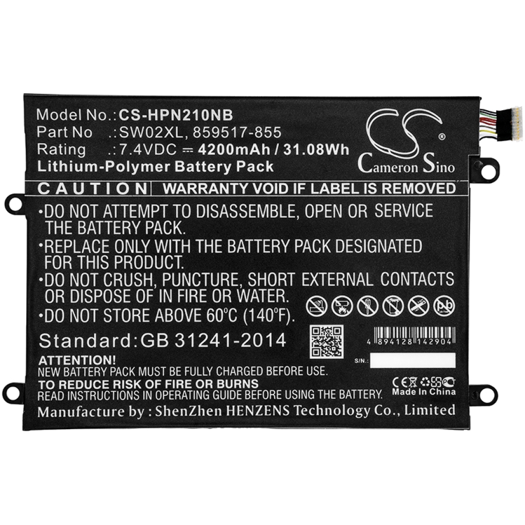 Baterie do notebooků HP x2 210 G2(2TS65EA)