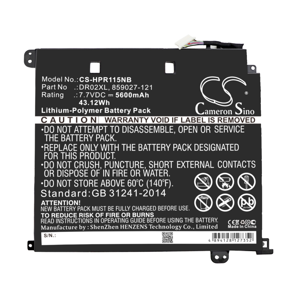Baterie do notebooků HP Chromebook 11 G5