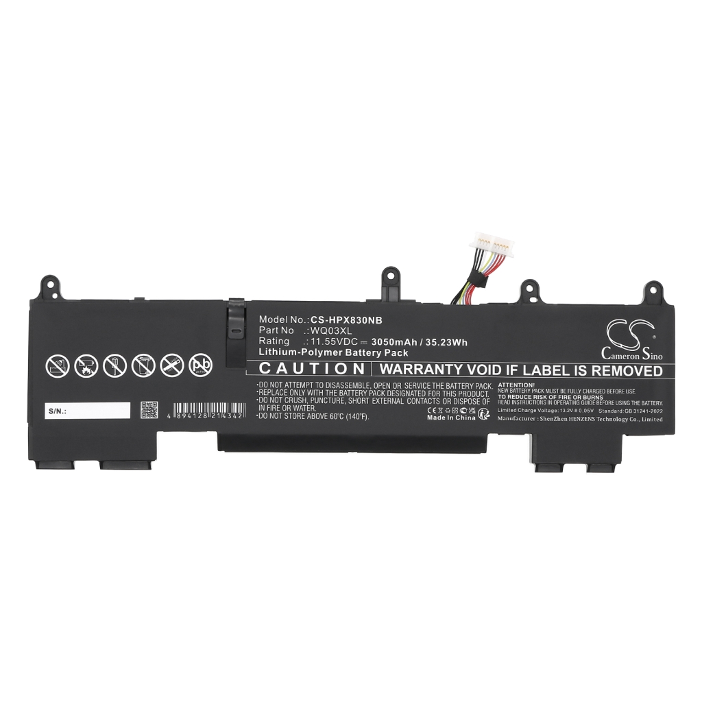Baterie do notebooků HP CS-HPX830NB