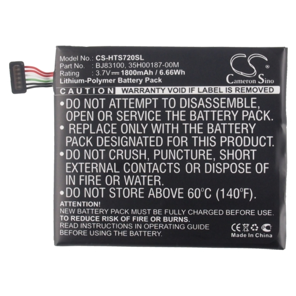 Baterie kompatibilní s HTC One X X LTE XT CS-HTS720SL