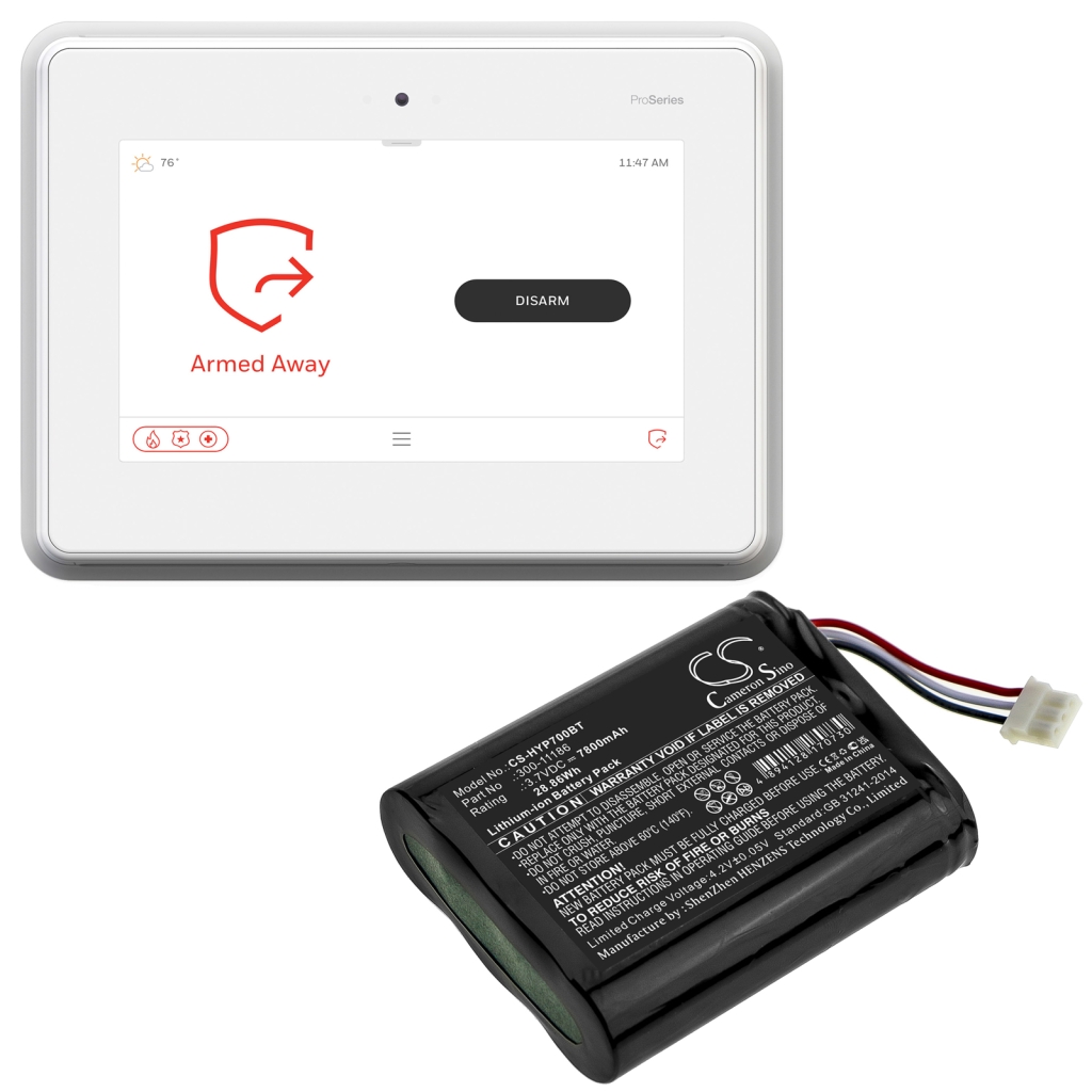 Baterie do zabezpečení domácnosti Honeywell Pro A7 Plus C