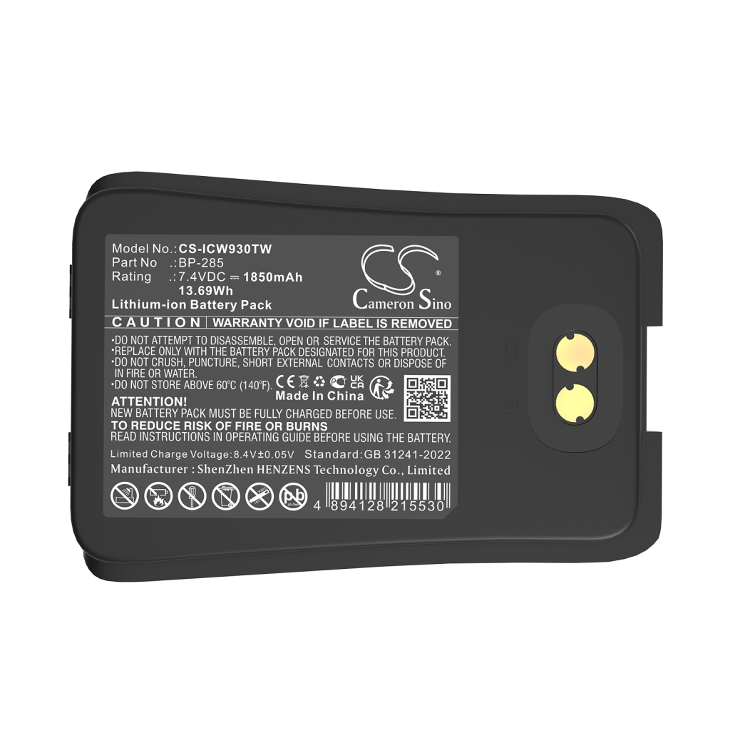 Baterie do vysílaček Icom CS-ICW930TW