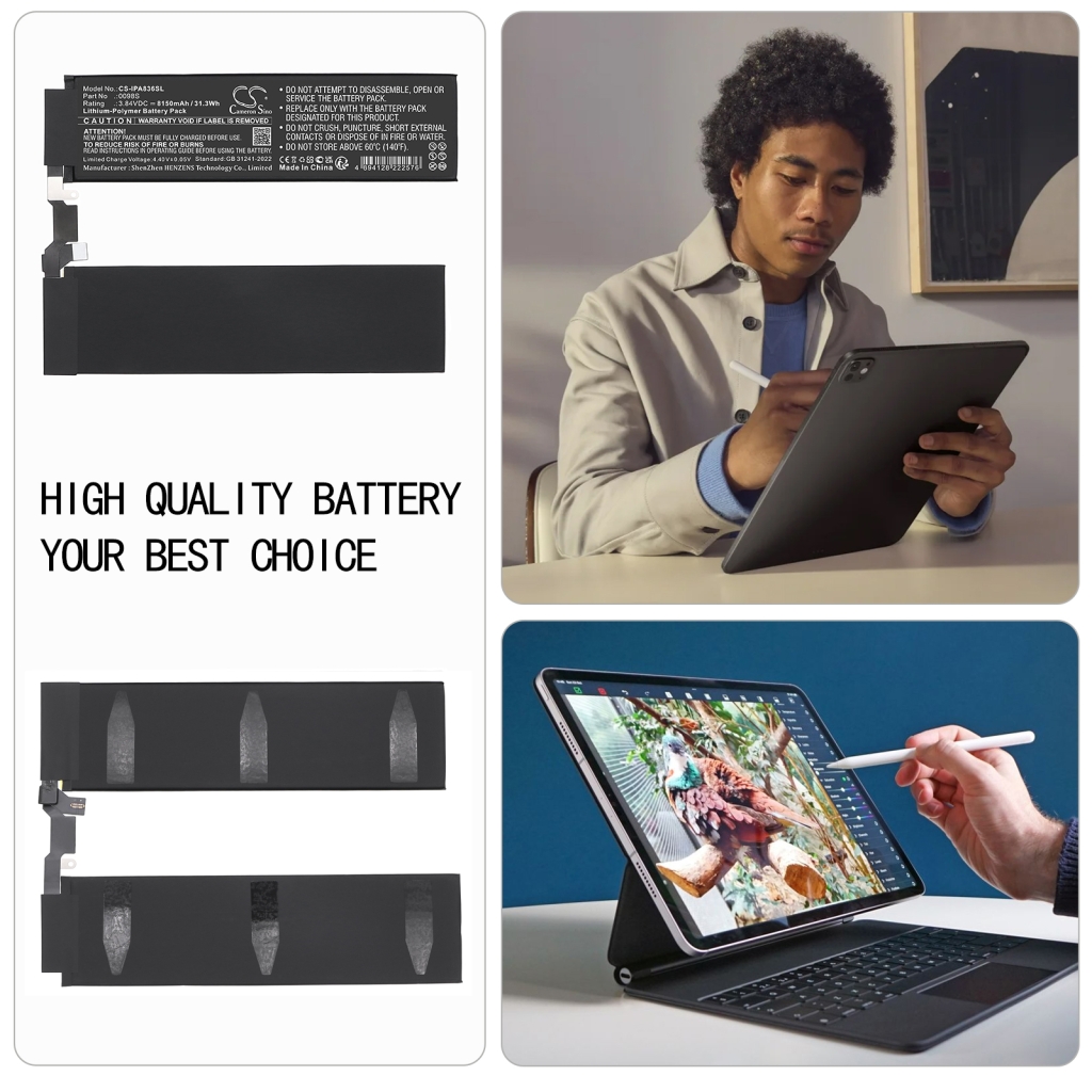 Baterie do tabletů Apple CS-IPA836SL