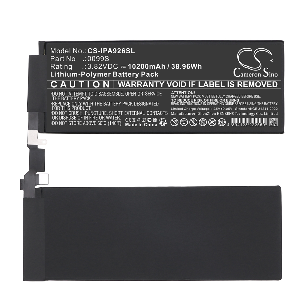 Baterie do tabletů Apple CS-IPA926SL