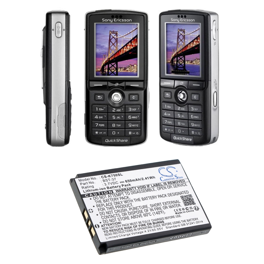 Baterie do mobilů Sony Ericsson W800c