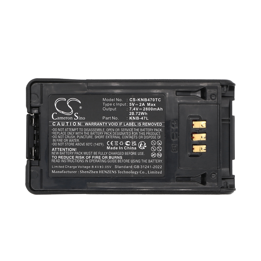 Baterie do vysílaček Kenwood CS-KNB470TC