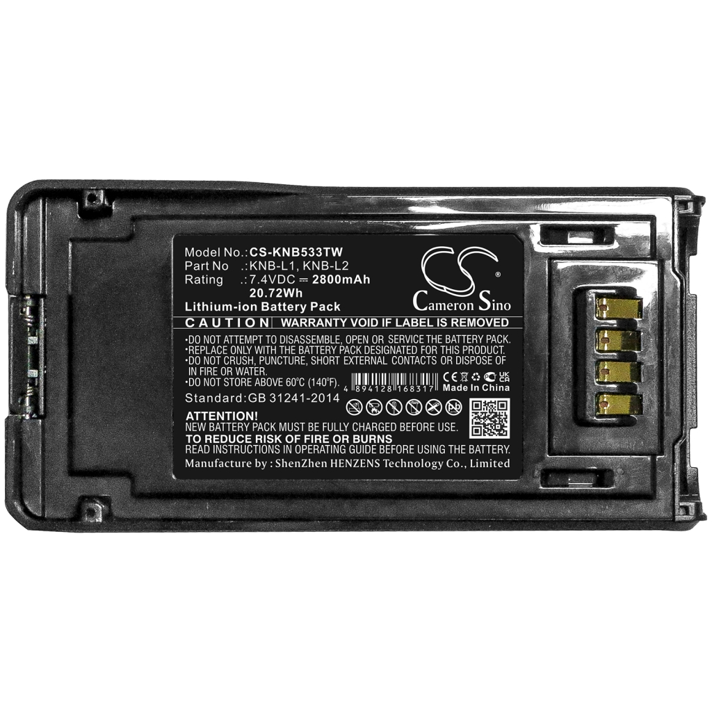Baterie do vysílaček Kenwood VP5330