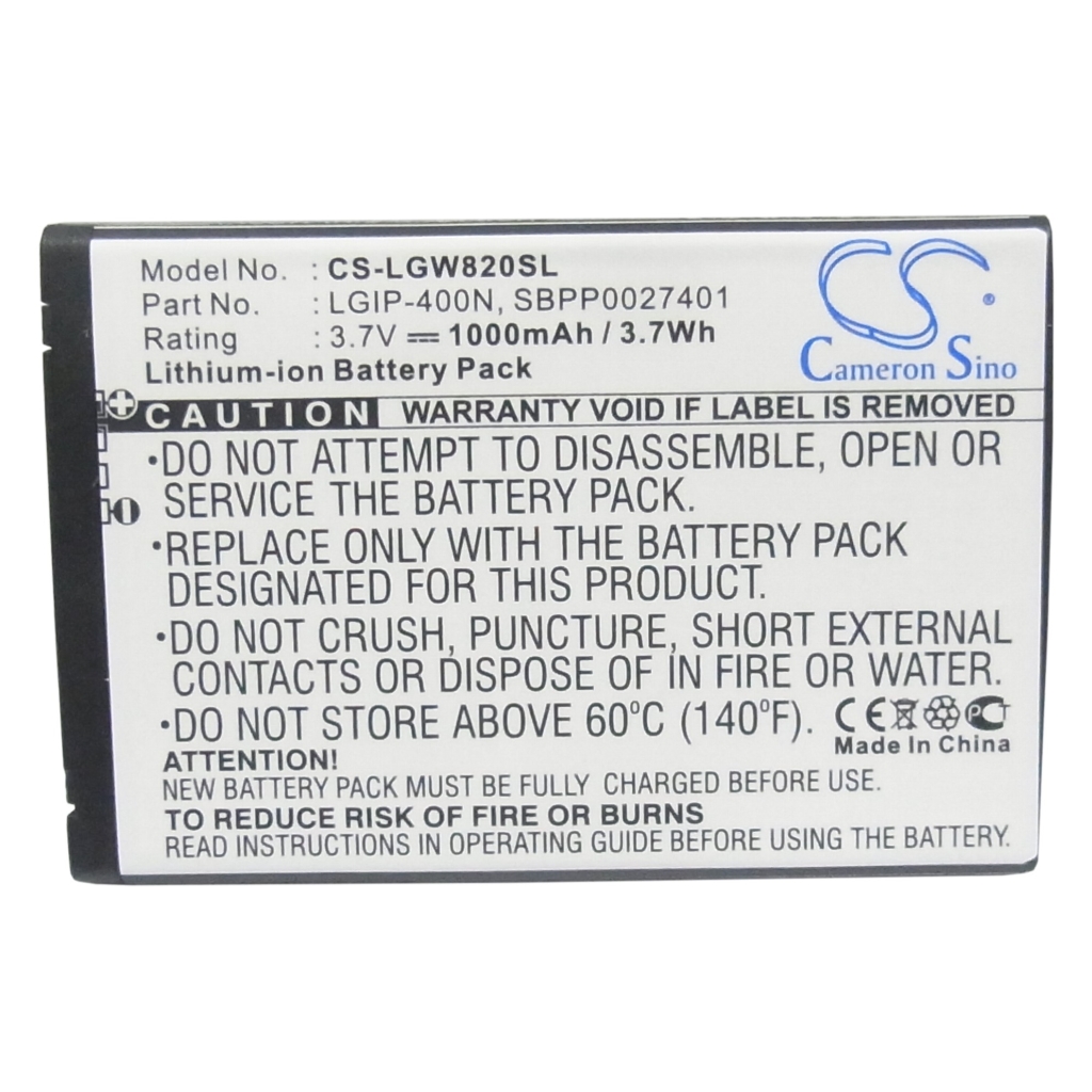 Baterie do mobilů LG InTouch Max GW620 US