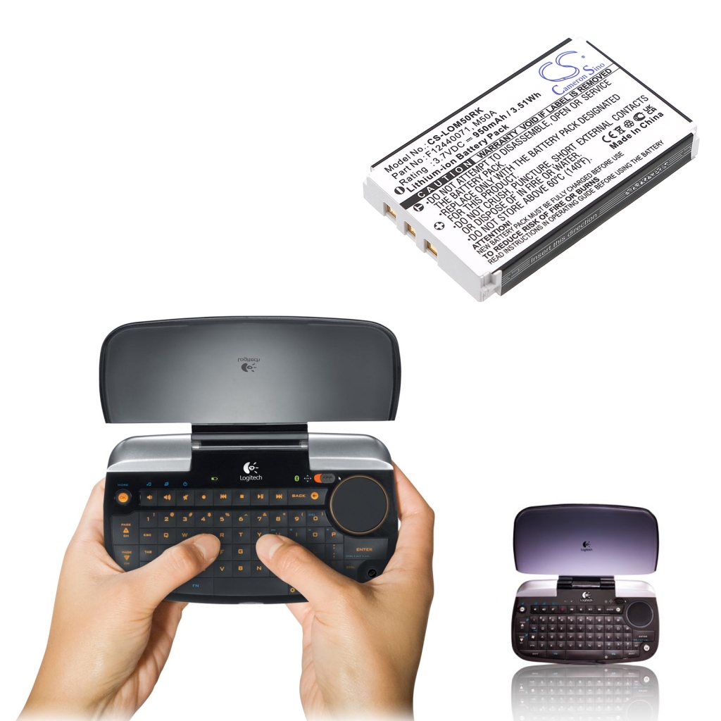 Baterie do klávesnic Logitech diNovo Edge
